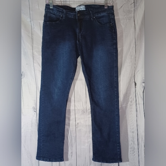 Paper Denim & Cloth Dark Blue Men's Denim Jeans - Picture 1 of 13